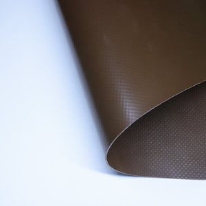 18oz Lona PVC Vinyl Coated Water Resistant Red Orange White Color Tarpaulin - Product Image 1