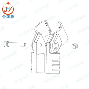 Nghiêng 2 cách H-9P <span class=keywords><strong>ABS</strong></span>/Nhựa/Pe Bọc thép ống kim loại doanh cho nạc Ống giá - Product Image 5