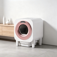Caja de Arena Automática para Gatos, Dispositivo Sanitario para el Hogar, Fácil de Usar, para Gatos de Interior, Gestión Diaria de la Limpieza