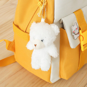 Japanese Cute Plaid Primary School Student Canvas Schoolbag Female Korean Style Trendy <b>Backpack</b> Five-Piece Set <b>Backpack</b> - Product Image 5