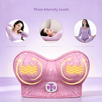 Appareil de massage vibrant à basse pression auto-guiderable pour la zone thoracique et le bien-être des tissus mammaires favorisant la circulation sanguine