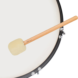 Venta al por mayor accesorios para instrumentos de percusión mango de haya 7cm cabeza de felpa <span class=keywords><strong>bombo</strong></span> palo de marcha - Product Image 4