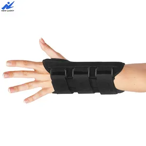 Fashion Free Size Black Wrist Brace Adjustable Wrist Support For Daily Life