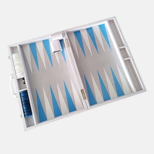 <span class=keywords><strong>Juego</strong></span> <span class=keywords><strong>de</strong></span> Backgammon <span class=keywords><strong>de</strong></span> Cuero <span class=keywords><strong>de</strong></span> Lujo, Diseño Personalizable, Estuche Portátil, Ideal para Regalos Navideños - Product Image 1