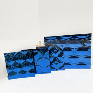 LL274 Série 304 Acier Inoxydable Film PVD Effet Miroir 3D Couleur Bleue Feuilles Estampées et Gaufrées pour Soudure, Découpe et Décorations - Product Image 2