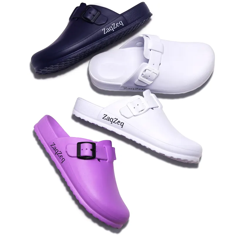 Обувь для медсестер, 2022, оптовая продажа, регулируемые медицинские Тапочки высокого качества, водонепроницаемые сабо, тапочки унисекс, медицинские скрабы, обувь EVA