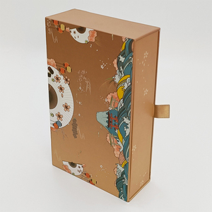 Wholesale Custom Rigid Cardboard Jewelry Packaging <b>Box</b> with Embossing and Sponge Lining Recyclable Drawer Sliding <b>Gift</b> <b>Box</b> - Product Image 4