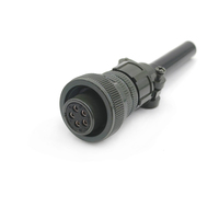 Werksverkauf Luft- und Raumfahrt MIL-DTL-5015 Serie MS3106A14S-5S 5-Poliger Gerader Buchsenstecker IP67 Zertifiziert 500V Kupferlegierung