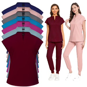 Uniforme Médico Premium para Mujer Resistente a las Arrugas para Clínica, Spa <span class=keywords><strong>de</strong></span> Belleza y Estética, Prácticas Médicas, Atuendos <span class=keywords><strong>de</strong></span> <span class=keywords><strong>Trabajo</strong></span> Modernos - Product Image 1