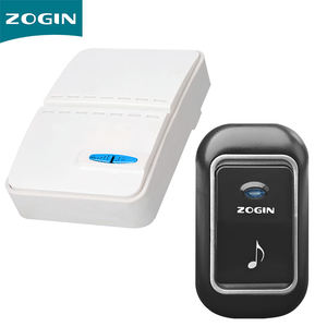 กริ่งประตูสำนักงานอพาร์ทเมนต์ใช้งานแบตเตอรี่ได้ยาวนานเสียงกริ่ง45เสียงกริ่งไร้สายช่วง200เมตรอัจฉริยะ - Product Image 1