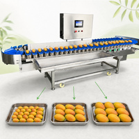 Fabrieks Prijs Gewichtssorteermachine voor 3-500g Kip Zee-uien Abalone Vis Garnalen Aanpasbare Sorteerstanden