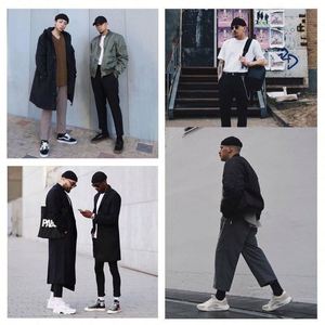 Gorros de lana cortos sin ala estilo hip hop para hombre, cálidos, de punto, vintage, con diseño de piel de melón, para otoño e invierno - Product Image 2