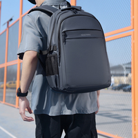 Sac à dos de voyage léger et portable 20-35L en polyester Oxford avec fermeture éclair, polyvalent, imperméable, pour affaires et loisirs, avec compartiment pour ordinateur