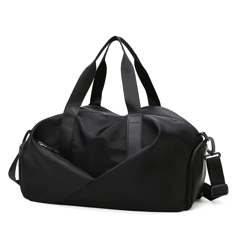 กระเป๋าเป้สะพายหลังกลางแจ้งแฟชั่นความจุขนาดใหญ่กระเป๋านักเรียนเดินทางกีฬากระเป๋าใส่แล็ปท็อปสีดำ