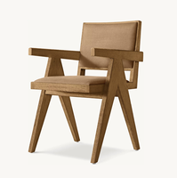 Sassanid OEM Meilleure vente Salle à manger américaine au design moderne et contemporain Jacob Fauteuil de salle à manger en tissu encadré