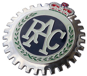 Emblema Masónico Curvo 3D para Parrilla de Coche con Tuerca de Fijación - Product Image 1