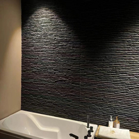 Panneau mural en pierre flexible en quartz artificiel 3D en gros, imperméable, grand panneau, design moderne, imprimé en 3D pour mur extérieur
