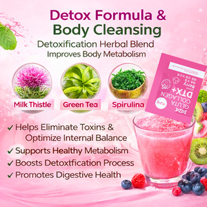 ผงเครื่องดื่มก<span class=keywords><strong>ลู</strong></span><span class=keywords><strong>ต้า</strong></span>คอลลาเจน DTX รสเบอร์รี่ดีท็อกซ์  พร้อมตัวอย่างทดลองใช้ฟรีสำหรับขายส่ง - Product Image 4