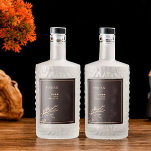 Atacado 500ml <span class=keywords><strong>Absolute</strong></span> Red Wine Glass Bottle Gelo de fundo grosso para Brandy Xo Whiskey Rum <span class=keywords><strong>Gin</strong></span> com qualidade Premium - Product Image 6