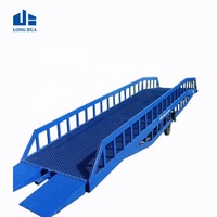 Pont d'accès mobile hydraulique pour chariots élévateurs, rampe de chargement et déchargement de conteneurs, pont de traversée pour plateformes de manutention