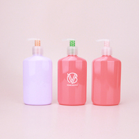 Emballage personnalisé de bouteille de shampooing en plastique ronde de qualité supérieure, 250 ml, bouteille vide blanche pour gel douche, lotion, pompe