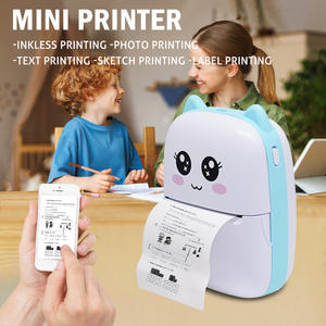 Mini Impresora Térmica de Bolsillo, Inalámbrica e Inteligente, sin Tinta, <span class=keywords><strong>para</strong></span> Fotos, Recibos, Códigos <span class=keywords><strong>QR</strong></span>, Etiquetas y Listas - Product Image 2