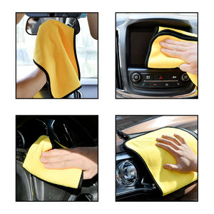 Lavaggio per auto in microfibra ispessita ad alta densità logo personalizzato in pile di corallo da 600gsm asciugamano in microfibra per la pulizia di auto - Product Image 2