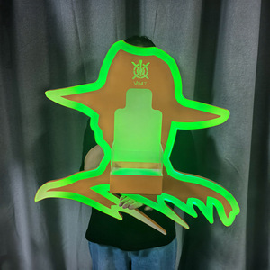 <b>Led</b> <b>Lighted</b> Wine Rack Ace Of Spades Shape Rainbow Hat <b>Bar</b> For Party KTV <b>Bars</b> - Product Image 2