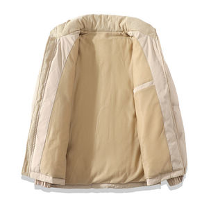 Automne <span class=keywords><strong>hiver</strong></span> vers le bas manteau unisexe collège adolescent garçons filles contraste couleur mode ample rembourré veste chaud enfants vêtements de plein air - Product Image 5