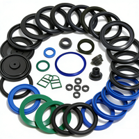 Joints toriques en caoutchouc silicone FKM HNBR lubrifiés internement avec revêtement PTFE haute température 250°C