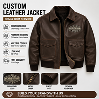 Jaket Klasik Fit Reguler dengan Bordir Kustom, Cetak, Kulit PU Imitasi, Ritsleting Logam, dan Kantong Utilitas.