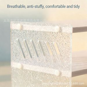 Acrylic Computer Riser Double Layer 50x19.5x19.5cm <b>Desktop</b> Monitor <b>Stand</b> Storage Rack Office Organizer - Product Image 2