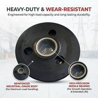 Poulie de levage industrielle robuste pour grue à tour, en nylon haute résistance à l'usure, pour câble métallique MC, pour le tirage et la découpe