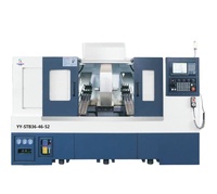 Centre d'usinage CNC à double broche de précision avec système taïwanais pour pièces métalliques complexes