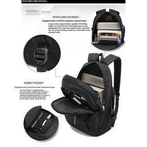 Мужской рюкзак большой вместимости, на молнии, с защитой от кражи - Product Image 3