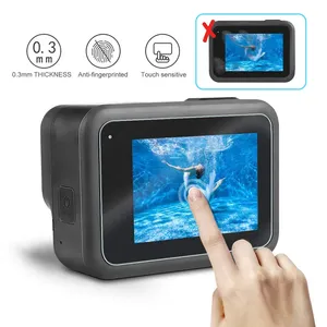 Go Pro HERO 8 Phụ Kiện máy ảnh ống kính và màn hình LCD kính cường lực bảo vệ màn hình phim cho GoPro Hero 8 - Product Image 5
