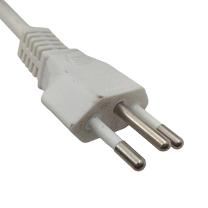 สายไฟต่อพ่วงปลั๊กบราซิล 3 ขา แบบ IEC C13, 10A 250V H05Z1Z1-F 3 แกน 1.0 มม.² สายต่อพ่วงไฟฟ้าแบบปลอดควัน ปราศจากฮาโลเจน สำหรับพีซี - Product Image 3