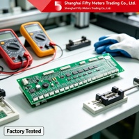 Pièces détachées d'ascenseur à signal stable pour hôtels modernes, carte PCB RS32 DBA26800J1 en métal
