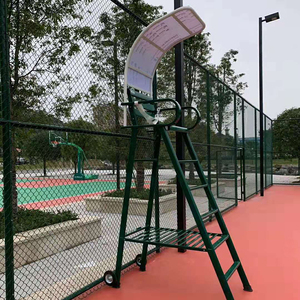 Silla de árbitro de aluminio Silla móvil para silla de árbitro de cancha de tenis con toldo - Product Image 5