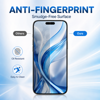 Protection d'écran en verre trempé 2.5D de qualité supérieure pour iPhone 18 Pro, compatible 18/17, HD transparent, dureté 9H, ultra-fin, anti-choc, anti-rayures