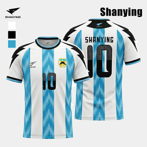 Jersey Sepak Bola Tim Nasional yang Dapat Disesuaikan Sepenuhnya, Jersey Olahraga Sepak Bola Cepat Kering dan Bernapas - Product Image 1