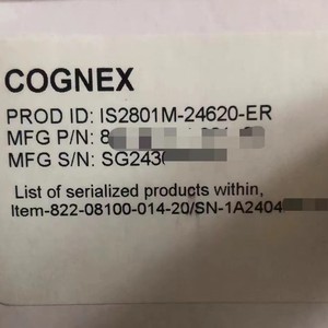 กล้องอัจฉริยะ Cognex IS2800 ซีรีส์ รุ่น IS2801M-24620-ER สำหรับการสแกนพื้นที่ มาตรฐาน IP65 กล้องอุตสาหกรรมสำหรับงานโลจิสติกส์ - Product Image 2