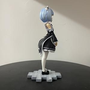 2 modèles de figurines d'action en PVC de la collection de filles de dessin animé Rem Ram de l'enfance d'anime - Product Image 5