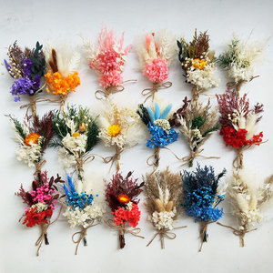 Arreglo de Flores Secas Artístico Inspirado en el Bosque, Hecho a Mano, Personalizado, con Vetas de Hoja, Multicolor, Decorativo, para Regalo, <span class=keywords><strong>Flor</strong></span> Preservada - Product Image 4
