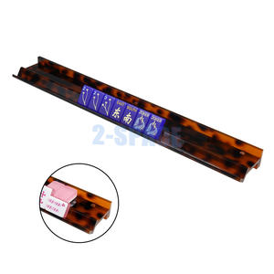 تصميم جديد 19 "20" الاكريليك <span class=keywords><strong>Mahjong</strong></span> رف اليد الحرفية السلحفاة قذيفة ما جونغ رفوف ودواسات الاكريليك - Product Image 3