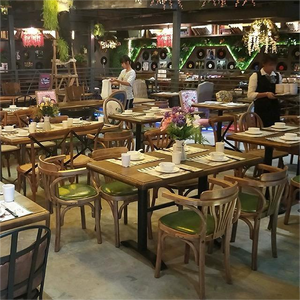 Prezzo a buon mercato mobili per la casa in vimini in legno schienale con morbido cuscino in legno <span class=keywords><strong>cucina</strong></span> da pranzo sedia ristorante - Product Image 3