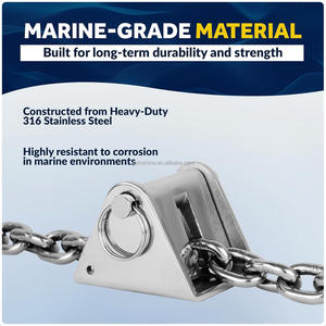 Tope de Cadena para Ancla de <span class=keywords><strong>Barco</strong></span> de Acero Inoxidable de Alta Resistencia para Cadenas de 5/16 " a 1/4 " - Product Image 2