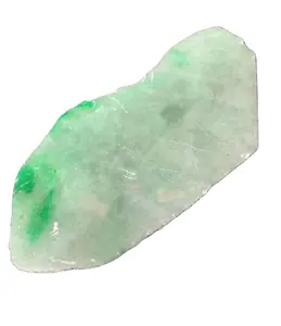 Natural Zambian emerald, high quality colored green jade, rough loose gemstone, the raw material for making jewelry