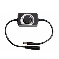 Minicontrolador de interruptor de atenuación en línea para tira de luces LED de un solo Color, DC12V 24V