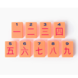 Factory Direct Sales Four Layer Board Game Laser Printing Design Acrylic <b>Mahjong</b> Tiles <b>Mahjong</b> <b>Set</b> for Family Play - Product Image 6